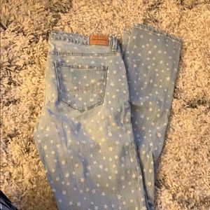 Jeans with stars